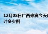 12月08日广西来宾今天疫情近期情况及来宾最新疫情目前累计多少例