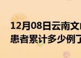 12月08日云南文山今日疫情通报及文山疫情患者累计多少例了