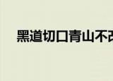 黑道切口青山不改绿水长流（黑道切口）
