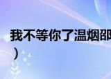 我不等你了温烟邵嘉凛全文免费阅读（我不等）