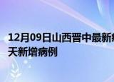 12月09日山西晋中最新疫情情况数量及晋中疫情最新消息今天新增病例