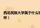 西北民族大学属于什么档次的大学（西北大学现代学院怎么样）