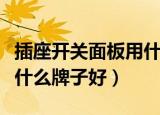 插座开关面板用什么牌子比较实惠（插座面板什么牌子好）
