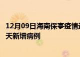 12月09日海南保亭疫情近期数据今天及保亭疫情最新消息今天新增病例