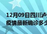 12月09日四川泸州今天疫情最新情况及泸州疫情最新确诊多少例