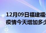 12月09日福建福州疫情最新状况今天及福州疫情今天增加多少例