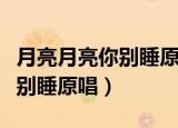月亮月亮你别睡原唱在哪可以听（月亮月亮你别睡原唱）