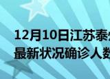 12月10日江苏泰州疫情最新数量及泰州疫情最新状况确诊人数