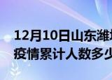 12月10日山东潍坊疫情阳性人数及潍坊新冠疫情累计人数多少