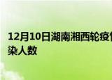 12月10日湖南湘西轮疫情累计确诊及湘西疫情最新确诊数感染人数