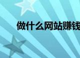做什么网站赚钱（开网站靠什么赚钱）