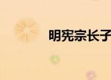 明宪宗长子（明宪宗的儿子）