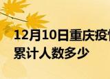 12月10日重庆疫情动态实时及重庆新冠疫情累计人数多少