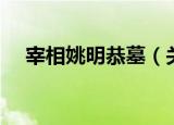 宰相姚明恭墓（关于宰相姚明恭墓介绍）