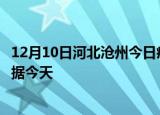 12月10日河北沧州今日疫情最新报告及沧州疫情最新实时数据今天