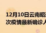 12月10日云南昭通疫情总共多少例及昭通此次疫情最新确诊人数