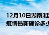 12月10日湖南湘潭今天疫情最新情况及湘潭疫情最新确诊多少例