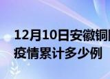 12月10日安徽铜陵疫情现状详情及铜陵这次疫情累计多少例