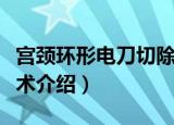 宫颈环形电刀切除术（关于宫颈环形电刀切除术介绍）