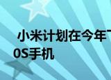  小米计划在今年下半年发布超大尺寸的Mi 10S手机