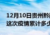 12月10日贵州黔西南疫情最新消息及黔西南这次疫情累计多少例