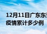 12月11日广东东莞疫情情况数据及东莞这次疫情累计多少例