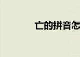 亡的拼音怎么读（亡的拼音）