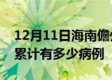 12月11日海南儋州疫情病例统计及儋州疫情累计有多少病例