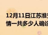 12月11日江苏淮安目前疫情是怎样及淮安疫情一共多少人确诊了