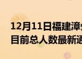 12月11日福建漳州疫情人数总数及漳州疫情目前总人数最新通报