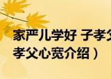 家严儿学好 子孝父心宽（关于家严儿学好 子孝父心宽介绍）