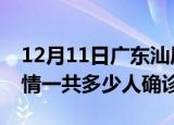 12月11日广东汕尾目前疫情是怎样及汕尾疫情一共多少人确诊了