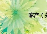 家产（关于家产介绍）