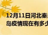 12月11日河北秦皇岛疫情新增多少例及秦皇岛疫情现在有多少例