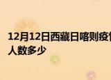 12月12日西藏日喀则疫情新增多少例及日喀则新冠疫情累计人数多少