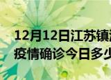 12月12日江苏镇江本轮疫情累计确诊及镇江疫情确诊今日多少例