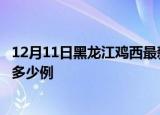 12月11日黑龙江鸡西最新疫情通报今天及鸡西疫情今天增加多少例