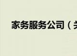 家务服务公司（关于家务服务公司介绍）