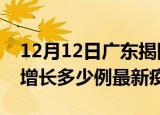12月12日广东揭阳疫情最新动态及揭阳今天增长多少例最新疫情