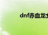dnf赤血龙女视频（dnf赤血）