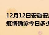 12月12日安徽安庆本轮疫情累计确诊及安庆疫情确诊今日多少例