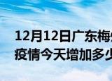 12月12日广东梅州最新疫情通报今天及梅州疫情今天增加多少例