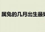 属兔的几月出生最好（属兔的几月出生最好）