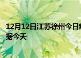 12月12日江苏徐州今日疫情最新报告及徐州疫情最新实时数据今天