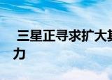  三星正寻求扩大其NAND闪存芯片的生产能力