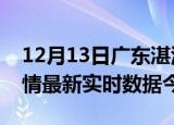 12月13日广东湛江疫情新增病例数及湛江疫情最新实时数据今天