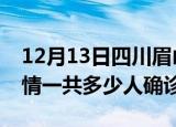 12月13日四川眉山目前疫情是怎样及眉山疫情一共多少人确诊了