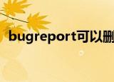 bugreport可以删吗（bugreport是什么）