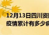 12月13日四川资阳疫情最新状况今天及资阳疫情累计有多少病例