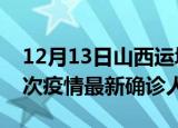 12月13日山西运城疫情总共多少例及运城此次疫情最新确诊人数